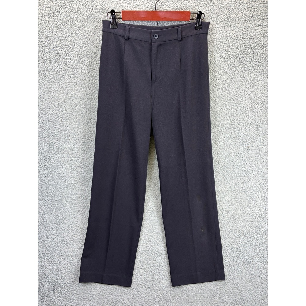 Rafaella Dress Pants Womens 4P Black Straight Leg Trousers Career Office